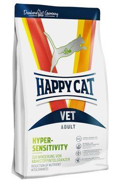 Сухой диетический корм Happy Cat VET Diet Hypersensitivity для кошек с пищевой аллергией, 1 кг 70683 фото