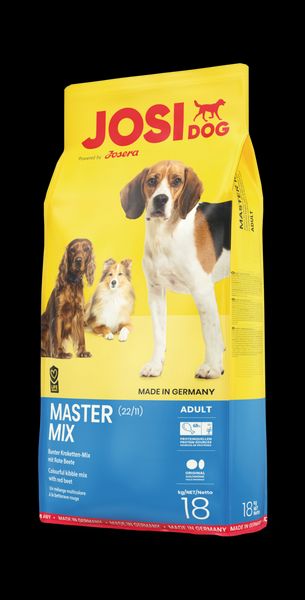 Сухой корм Josera JosiDog Master Mix (ЙозиДог Мастер Микс) корм для собак микс разноцветных крокет, 18 кг 901453 фото