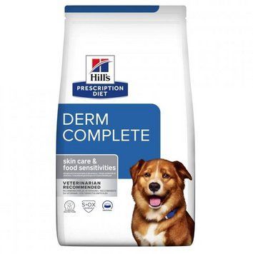 Сухой корм для собак Хиллс Hills PD Derm Complete 4 кг для ухода за кожей 606167 фото
