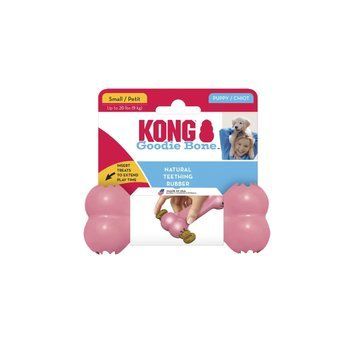 Игрушка для щенков Конг KONG Puppy Goodie Bone кость с веревкой для миниатюрных пород собак, размер S (в ассортименте) 31283 фото