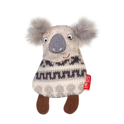 Іграшка для собак Коала з пискавкою GiGwi Plush, текстиль, 10 см 75012 фото
