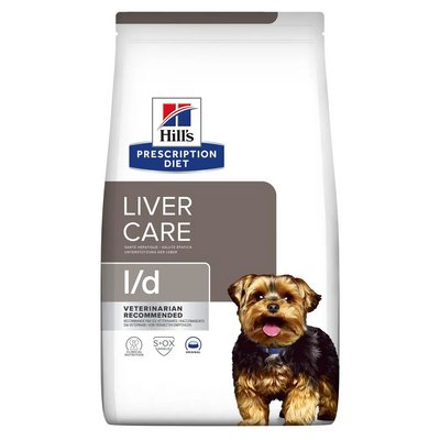 Лікувальний корм для собак Хіллс Hills PD Canine L/d 10 кг сухий корм при захворюваннях печінки 605901 фото