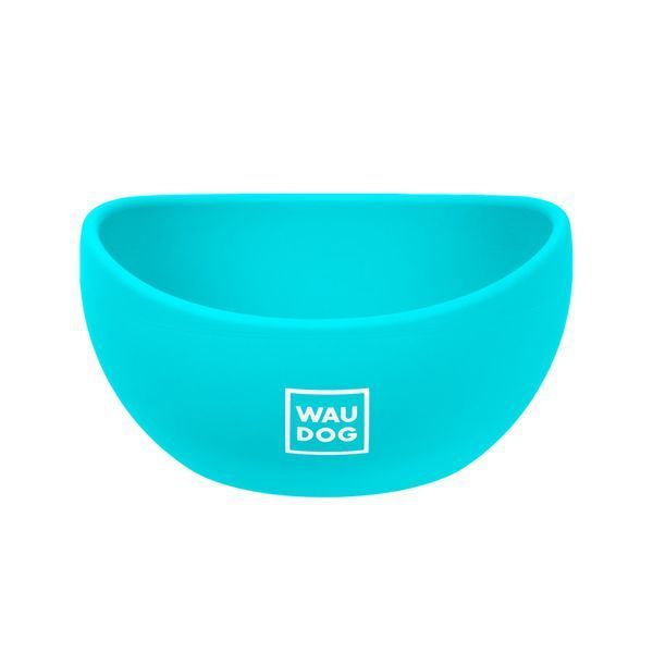 Миска WAUDOG Silicone, 250 мл блакитний 50812 фото
