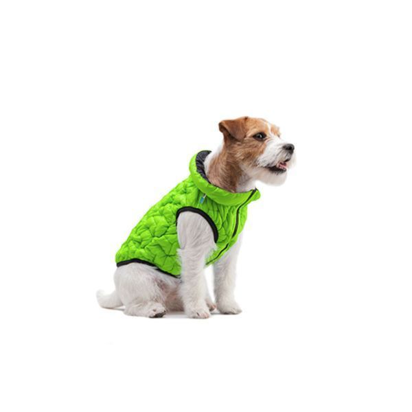 Курточка двостороння AiryVest UNI, розмір M 43, салатово-чорна 2543 фото