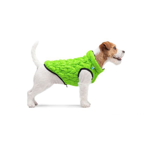 Курточка двостороння AiryVest UNI, розмір M 43, салатово-чорна 2543 фото