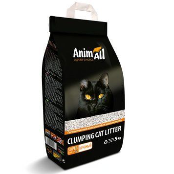 Наповнювач AnimAll бентонітовий для котів велика фракція, 5 кг 67006 фото