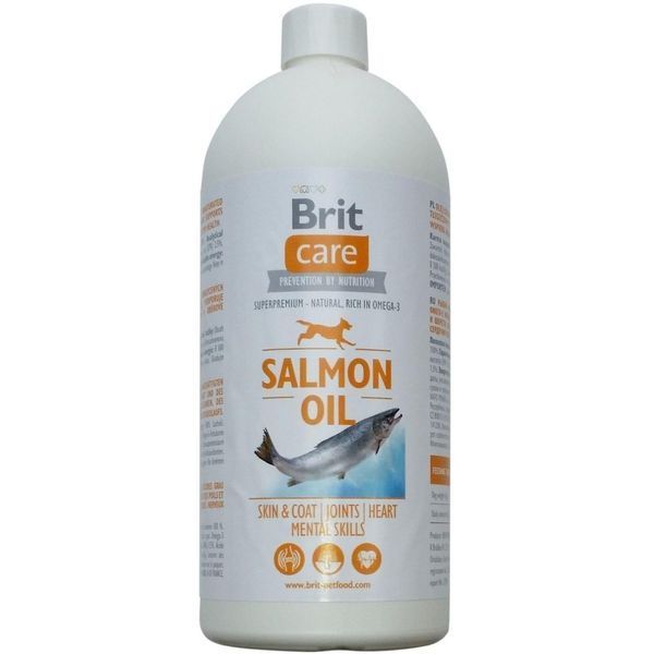 Brit Care Salmon Oil Олія лосося для собак та котів 1 л 101117/442868 фото