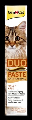 GimCat Duo паста для кішок 50г висновок вовни (солод+сир) 17967 фото