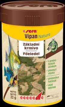 Корм Sera Vipan Nature (Сера Випан) для аквариумных рыб всех видов 100 мл (22 г) х45277 фото