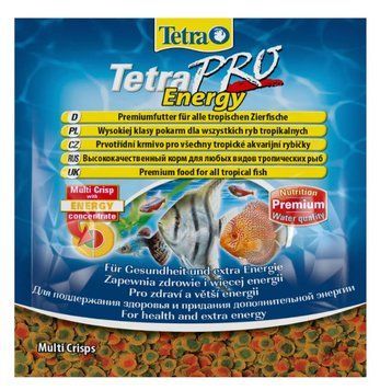 Сухий корм для акваріумних риб Tetra в чипсах &laquo;TetraPro Energy&raquo; 12 г (для всіх акваріумних риб) Tetra149335 фото