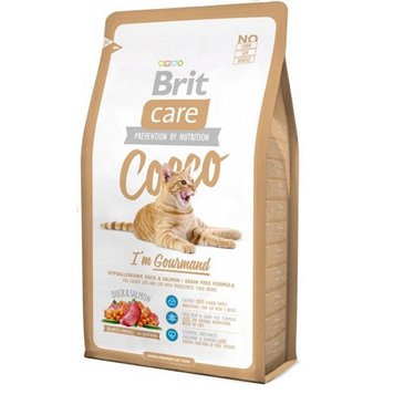 Brit Care COCCO Gourmand Гипоаллергенный корм для кошек с уткой и лососем / 7 кг 505760,505753 фото