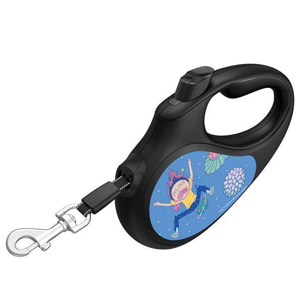 Повідець-рулетка для собак WAUDOG R-leash, малюнок "Рік і Морті 3", світловідбивна стрічка, M, до 25 кг, 5 м 8125-0282-01 фото