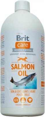 Brit Care Salmon Oil Олія лосося для собак та котів 1 л 101117/442868 фото