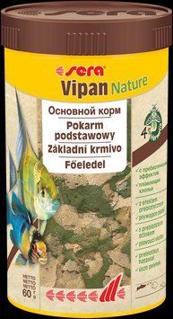 Корм Sera Vipan Nature (Сера Випан) для аквариумных рыб всех видов 250 мл (60 г) х45281 фото