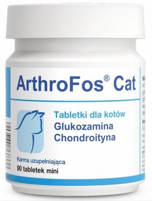 Вітамінно-мінеральна добавка для кішок ArthroFos Cat, 90 таб. (хондропротектор) 192-90 фото