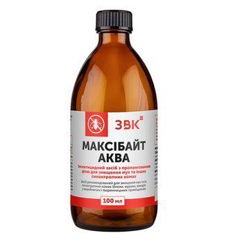 Засіб для знищення мух та інших синантропних комах &ldquo;Максібайт Аква&rdquo; 100 мл ЗВК VS-WV28228 фото