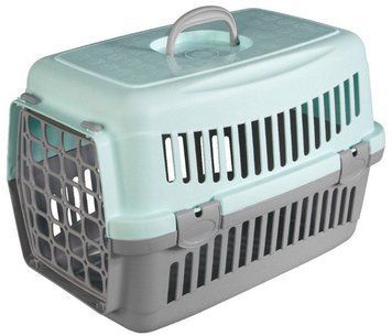 Переноска для котів та собак Animall CNR-102 (48.5х32.5х32.5 см) Сіро-м'ятна 160429 фото