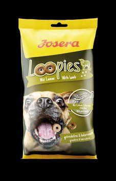 Ласощі для собак Josera Loopies Lamm (Йозера Лупіс Ламм) з ягнятиною, 150 г 7832433 фото