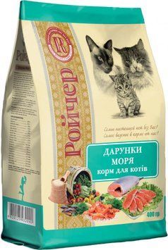 Сухий корм Ройчер Дарунки моря для котів 400 г К311468 фото