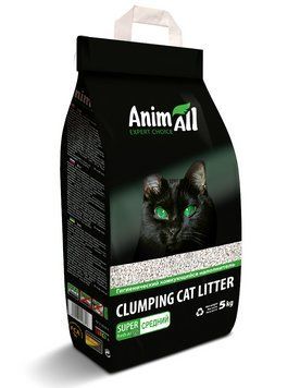 Наповнювач AnimAll бентонітовий для котів середня фракція, 5 кг 65253 фото