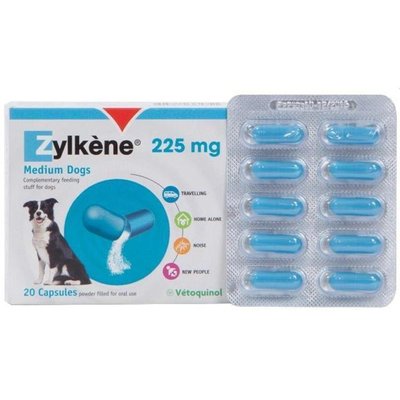 Зилкене (Zylkene) Vétoquinol 225 мг №10 (1капс/15кг) (для зняття стресу у собак) (термін до 04.2025 р) 901343 фото