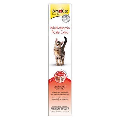 GimCat Multi-Vitamin Extra 50г паста для кішок 15027 фото
