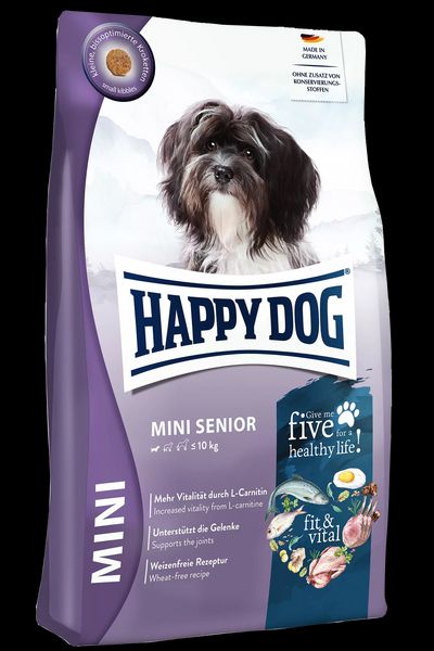 Cухой корм Happy Dog Mini Senior Fit&Vital корм для пожилых собак малых пород 4 кг В61209 фото