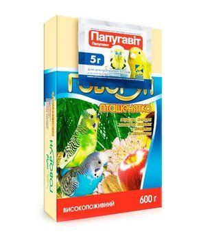 Корм Хоббі Міл Говорун Пташенятко для папуг 600 г, O.L.KAR 5185 фото