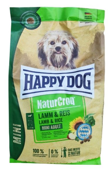 Cухой корм Happy Dog Naturcroq Lamb & Rice корм для собак малых пород с чувствительным пищеварением 4 кг 70031 фото