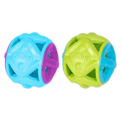 Іграшка для собак М'яч GiGwi Basic, блакитний, гума, 9 см 2088572907 фото