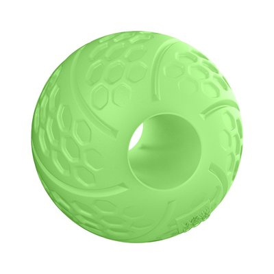 М'ячик світлонакопичувальний WAUDOG Fun з отвором для ласощів, 7 см 6209 фото
