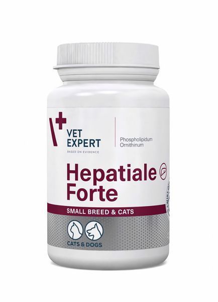 Додатковий корм HEPATIALE Forte Small Breed&cat (Гепатіале) для підтримки функцій печінки у котів і собак малих порід (10 капсул) 58884-10 фото