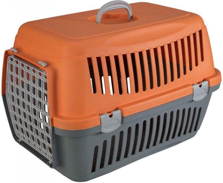 Переноска для кішок і собак Animall CNR-134 (58х42х42 см) Сіро-помаранчева 162575 фото