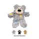 Іграшка для котів Конг KONG Cat Softies Patchwork Bear Assorted Ведмедик з котячою м'ятою (в асортименті) 79022 фото 3