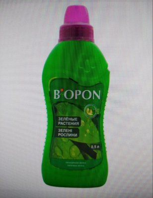Добриво Biopon рідке для зелених рослин 0.5 л 28763 фото