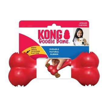 Игрушка для собак Конг KONG Classic Goodie Bone кость кормушка, размер S 80108 фото
