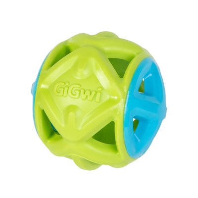 Іграшка для собак М'яч GiGwi Basic, салатовий, гума, 9 см 2349 фото