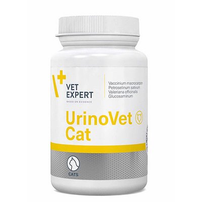 Кормова добавка VetExpert Urinovet Cat (Уриновет Кет) при захворюваннях сечової системи кішок 45 капсул (термін до 05.2025 р) 46145 фото