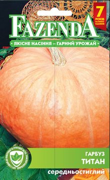 Насіння гарбуза Титан 20г, FAZENDA, O. L. KAR 16559 фото