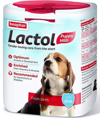 Сухе молоко Lactol Puppy Milk для цуценят 500 г Beaphar 25685 фото