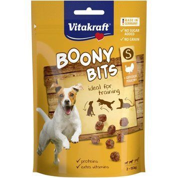 М&rsquo;ясні кульки для собак Вітакрафт Vitakraft Boony Bits S ласощі з птицею для середніх та малих порід, 55 г В34049 фото
