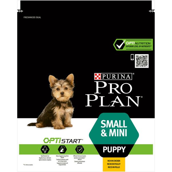 Сухий корм Purina Pro Plan Puppy Small and Mini Optistart для цуценят дрібних і карликових порід 700 г 10216 фото