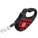 Повідець-рулетка для собак WAUDOG R-leash, малюнок "Шотландка", M, до 25 кг, 5 м, світловідбивна стрічка чорний 8125-0098-01 фото 5