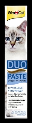 GimCat Duo Multi-Vitamin паста 50г для кішок (тунець + 12 вітамінів) 10197 фото