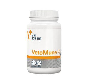 Додатковий корм Vet Expert Vetomune (ВетоМун) для підтримки імунітету у котів і собак 60 капсул 200553 фото