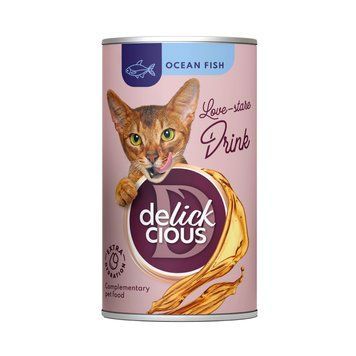 Напій для дорослих котів Делікшес Delickcious зі смаком океанічної риби, 140 г D6251202 фото