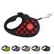 Поводок-рулетка для собак WAUDOG R-leash, рисунок "Шотландка", L, до 50 кг, 5 м, светоотражающая лента черный 8126-0098-01 фото 1