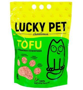Наполнитель для кошачьего туалета Лаки Пет Lucky Pet тофу с ароматом лаванды 6 л (2.6 кг) К6193079 фото