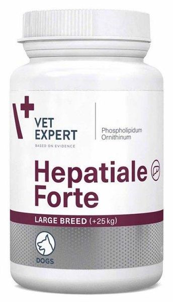 Кормовая добавка HEPATIALE Forte Large Breed +25 кг для улучшения функций печени крупных пород собак 10 табл 208964-10 фото