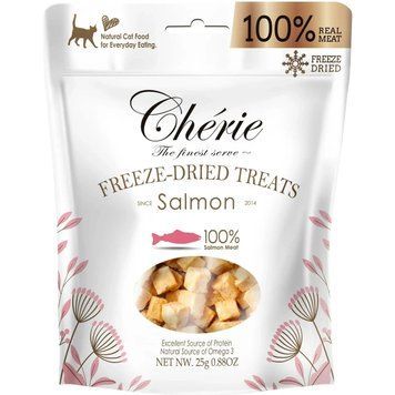 Натуральні ласощі Cherie Freeze Dried Treats Salmon для кішок з лососем 25 г в602832 фото